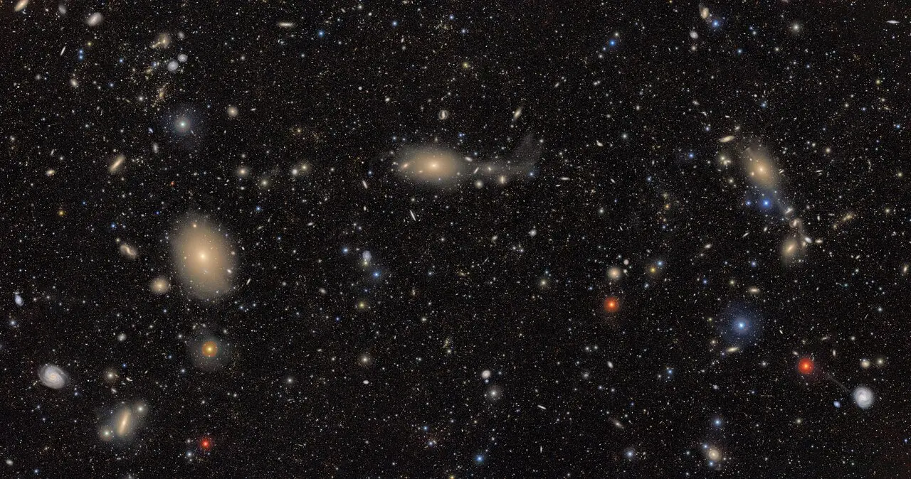Rubin Observatory’s Cosmic Treasure Chest: the southern Virgo Cluster, a field packed with galaxies of every colour and shape, assembled from 1,185 exposures taken over seven nights in June 2025.